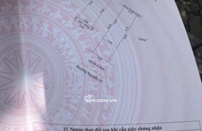 BÁN NHÀ 2 TẦNG – MẶT TIỀN NGUYỄN XÍ – TRỤC KINH DOANH SẦM UẤT